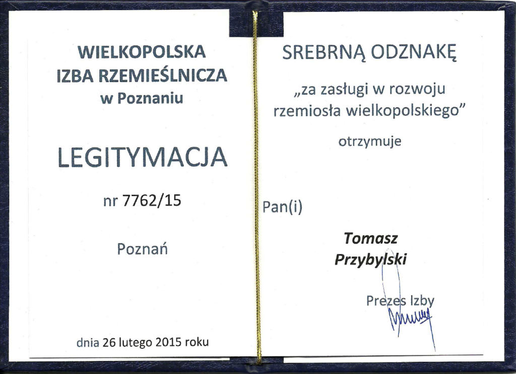 Srebna Odznaka Rzemiosła